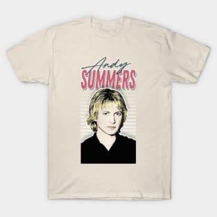 Andy Summers / 80s Styled Aesthetic Fan Art Design T-Shirt